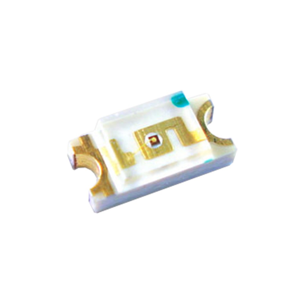 Светодиод smd 1,6х0,8мм/зеленый/568нм/65мкд/прозрачный/130°