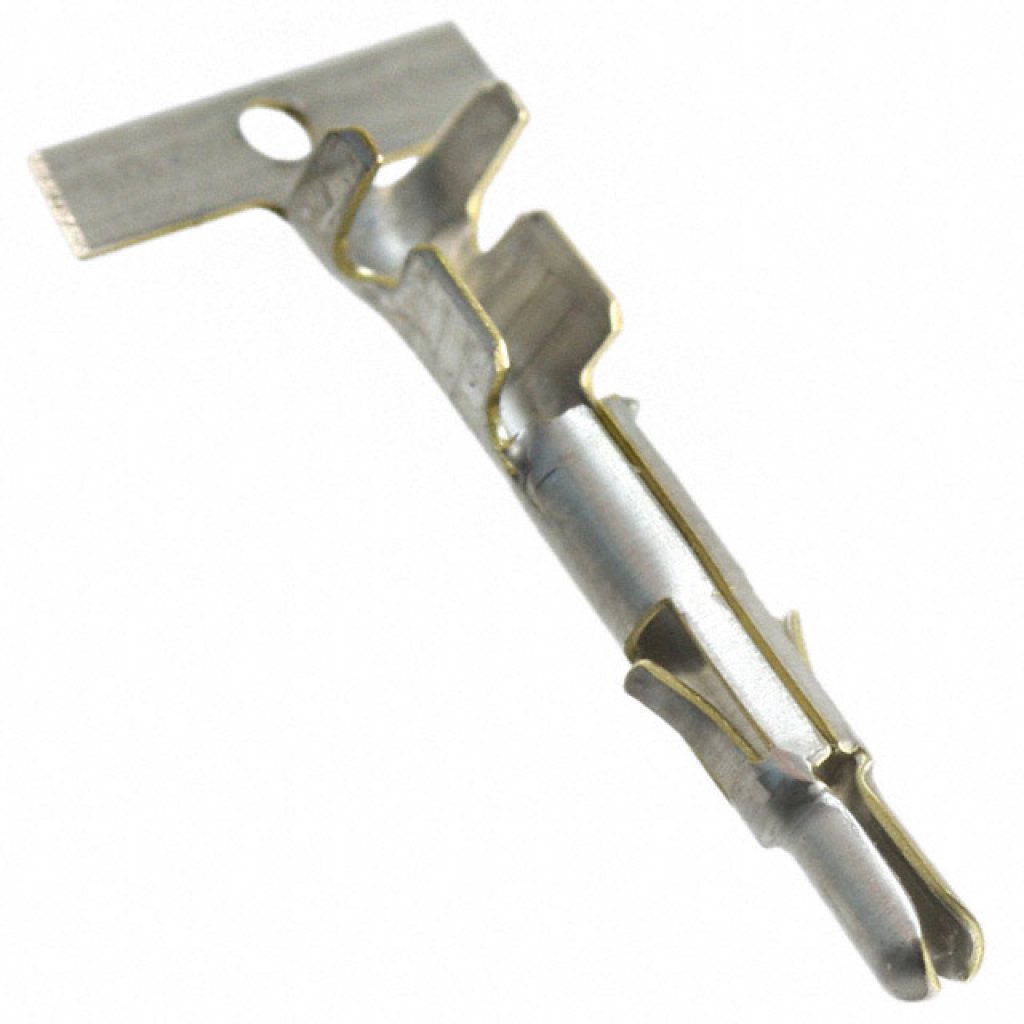 Контакт, Серия Universal MATE-N-LOK, Штырь, Обжим, 14 AWG