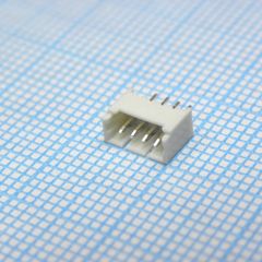 Разъем FH04M, вилка на плату для монтажа в отверстия 4pin, шаг 1.25мм