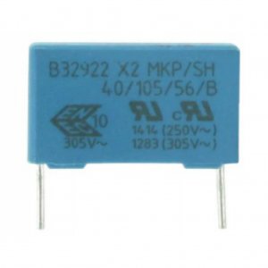 1.0мкФ ±10% 305В e:22.5mm (11x20.5x26.5mm) max 110°C / X2 class / MKP / bulk помехоподавляющий кондесатор