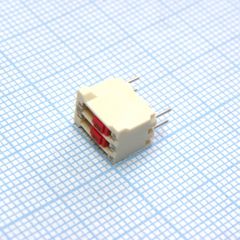 Переключатель DIP 2 группы 0.1А 24В шаг 2.54mm