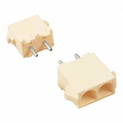 Разъем питания на плату, Серия Mini Universal MATE-N-LOK, 2 контакта, Штекер, 6,35 мм