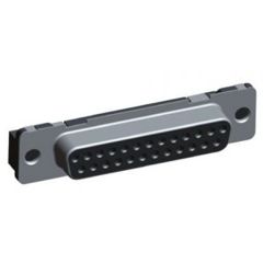 Разъем D Sub, 25 контакт(-ов), Гнездо, DA, Серия AMPLIMITE HD-20, Корпус из Металла, Пайка