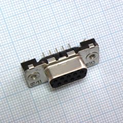 Разъем D Sub, 9 контакт(-ов), Гнездо, DA, Серия AMPLIMITE HD-20