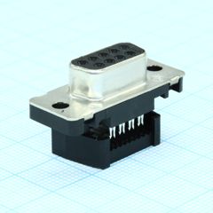 разъем D Sub, Серия Amplimite HDF-20, DE, Гнездо, 9 контакт(-ов)