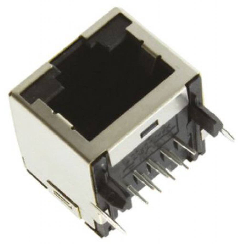 Модульный разъем, Cat5, RJ45, Гнездо, 8 контакт(-ов), 8 вывод(-ов), 1 порт(-ов)