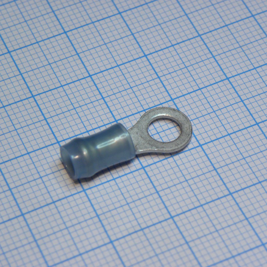 Кабельный наконечник, M5, #10, Серия PIDG, 14 AWG, 2.5 мм2, Нейлон (Полиамид)