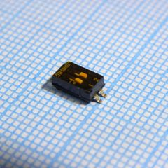 Переключатель DIP Switches; Конфигурация: SPST; Контакты: 2; Шаг: 1.27