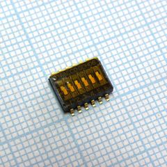 Переключатель DIP 6 групп 24В 0,025А, 1.27mm SMD