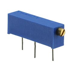 Потенциометр многооборотный керметный 100кОм 0.75Вт PC PIN