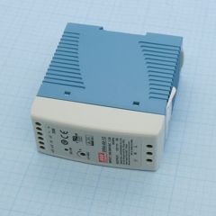 Преобразователь AC-DC на DIN-рейку  60Вт, выход 12В/5A, рег. вых 12…15В, димминг 3 в 1, вход 90…264V AC, 47…63Гц /127…370В DC, изоляция 3000В AC,  40х90х100мм, -30…+70°С