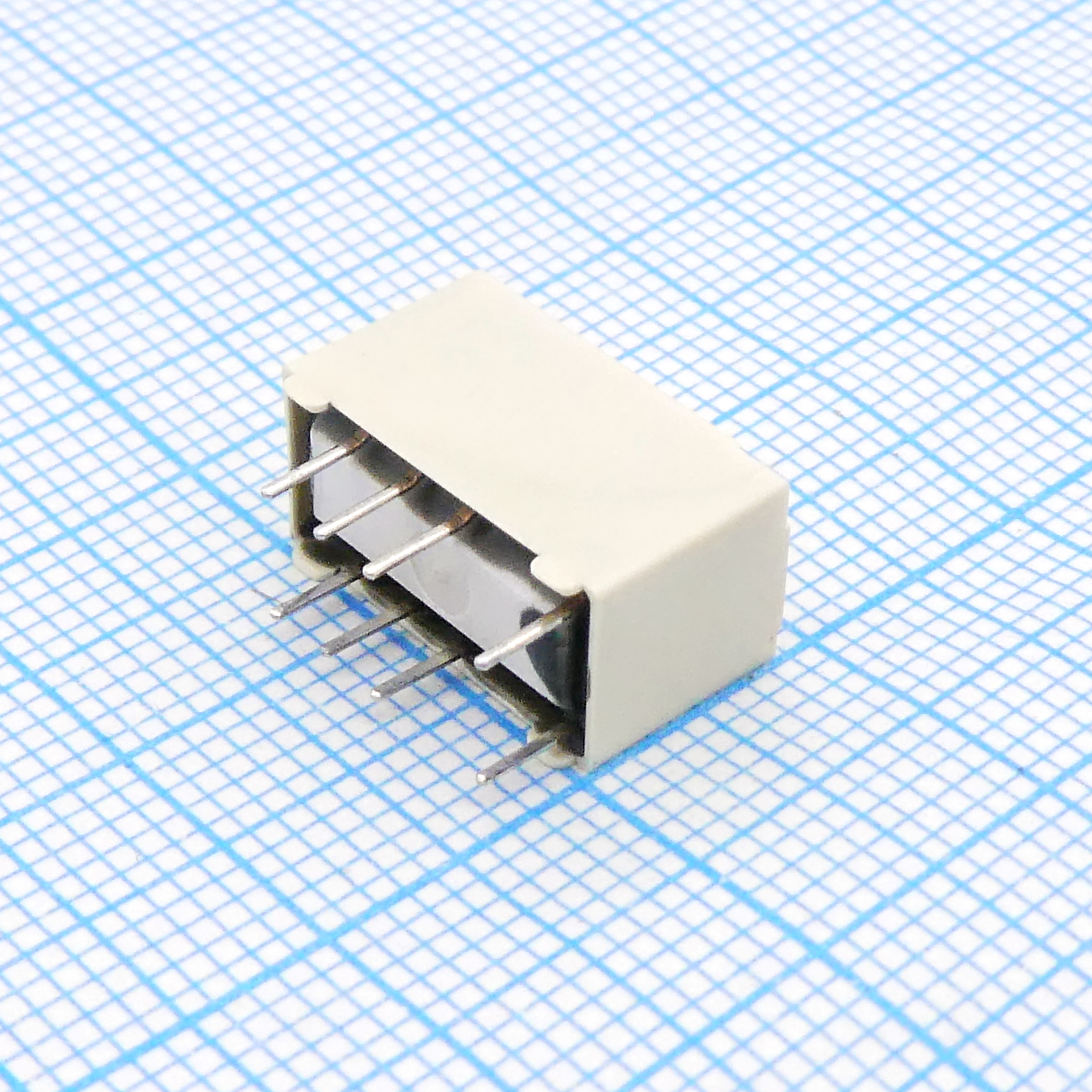 Signal Relay 12VDC 2A DPDT( (14.8mm 7.3mm 9.2mm)) THT