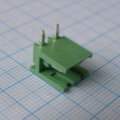 Разъемный клеммный блок на плату, 2 контакта. Серия 2EDGR-5.0