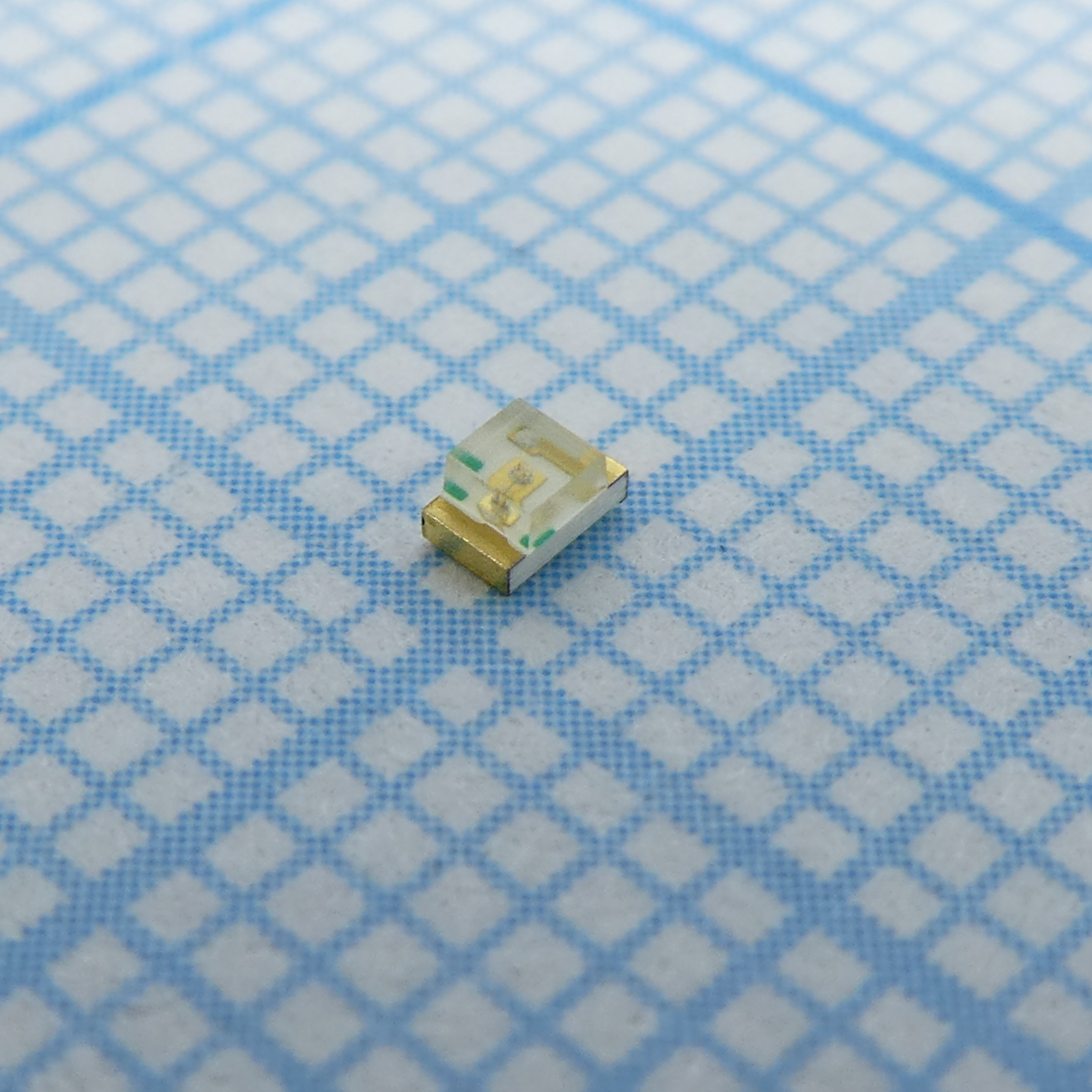 Светодиод smd 2х1,25мм/зеленый/525нм/110-300мкд/прозрачный/120°