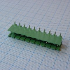 Разъемный клеммный блок на плату, 10 контактов. Серия 2EDGR-5.0