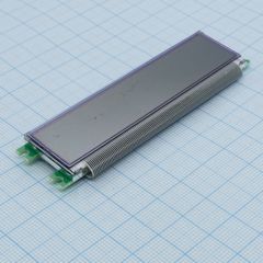 ЖКИ знакосинтезирующий 20 x 2, STN Серый Позитивный/прозрачно-отражающий светодиодная подсветка желто-зеленая размеры 89х21.5 мм, видимая область 75x15 мм, -20...70°C, контактные площадки сзади 20 выводов