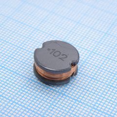 Катушка индуктивности SMD проволочная, на ферритовом сердечнике 1мГн ±10% 100кГц 10-добротность 650мА 1.6Ом