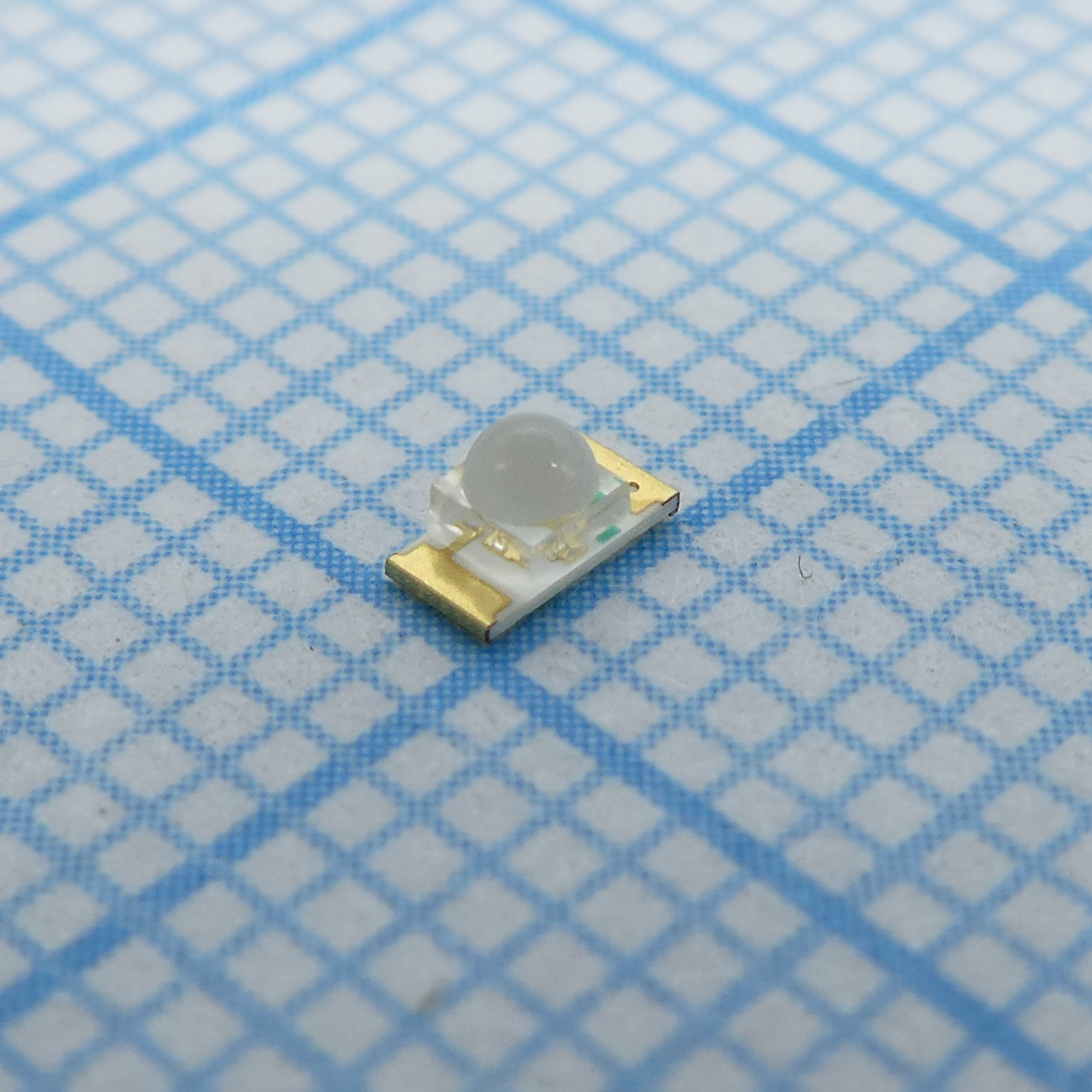 Светодиод smd 3,2х1,6мм/синий/470нм/280-600мкд/прозрачный/40°