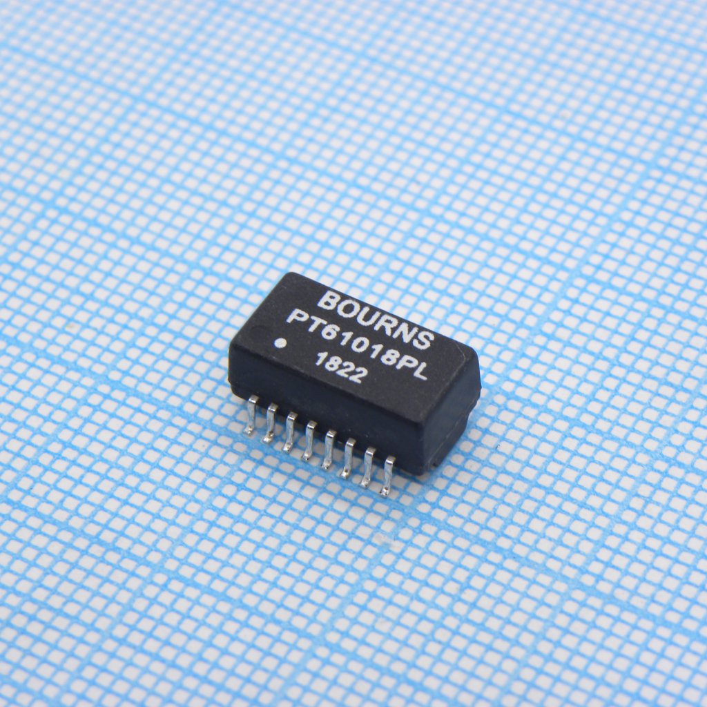 Телекоммуникационный трансформатор 1CT:1CT 1.2Ohm Prim. DCR 1.2Ohm Sec. DCR 16Term. Gull Wing SMD