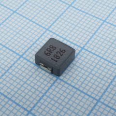 Катушка индуктивности SMD силовая проволочная 6.8мкГн ±20% 100кГц 20Q-добротность карбонил 4.5А 60мОм по постоянному току автомобильного применения