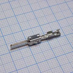 Контакт, Штырь, Обжим, 17-20 AWG,  с Покрытием из Олова,  AMP Timer