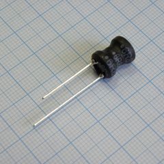 Индуктивность проволочная, радиальная, на ферритовом сердечнике 6.8uH 20% 7.96MHz 20Q-Factor Ferrite 3A 39mOhm DCR RDL Bag