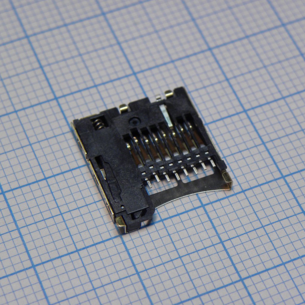 Держатель карты памяти, Серия 47352, Micro SD, 8 контакт(-ов), Медь, Контакты с Покрытием из Золота