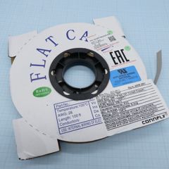 Плоский кабель шлейф 9 проводов, шаг 1.27 мм, 28AWG(7*0.127мм Cu), цена за 1 метр