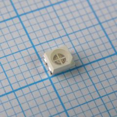 Светодиод smd 3,5х2,8мм/красный/621нм/120-220мкд - зеленый/525нм/400-500мкд - синий/470нм/55-100мкд/прозрачный/120°