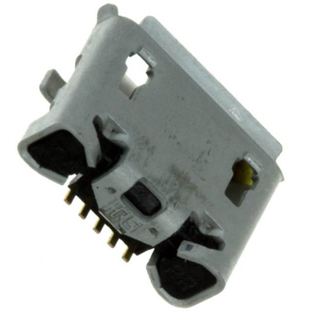 Разъем Micro USB B ZX-серия на плату угловой 5 контактов