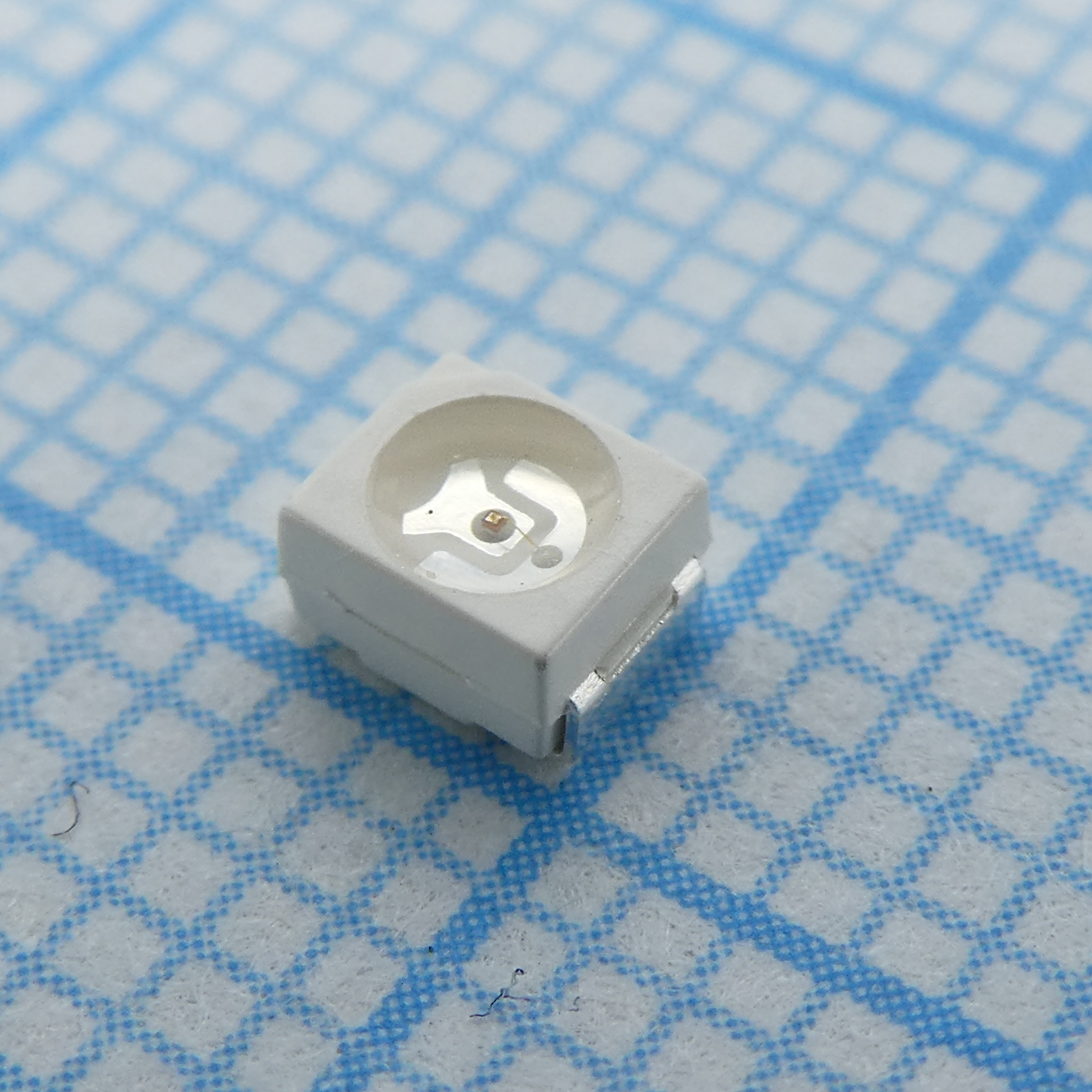 Светодиод smd 3,5х2,8мм/зеленый/568нм/10-25мкд/прозрачный/120°
