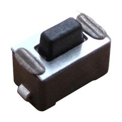 Кнопка тактильная, корпус - 6*3.5мм, 0.05А 24В 1.77N h=5mm 40000циклов SMD