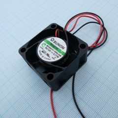 Вентилятор 12В 40х40x20мм V 7000об/мин 15,1м3/час, 25,5дБ