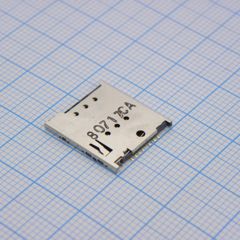 Коннектор для Micro Sim карты 503960 Series, 6 контакт(-ов), Медный Сплав SMT