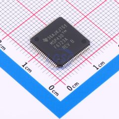 Микроконтроллер TI 32-бит ядро MSP430 RISC 64КБайт Флэш-память 2.5В/3.3В 80-Pin LQFP лента на катушке