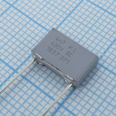 Пленочный конденсатор 4,7нФ 400VDC/220VAC ±10% 10х2.5х6.5мм 105°C