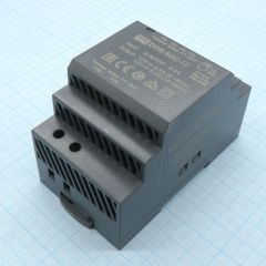 DC-DC, 60Вт, вход 9…36 В DC, выход 12В/5А, изоляция 4000В DC, в кожухе на DIN-рейку, 52.5х90х54.5мм, -40...+85°С