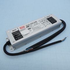 AC-DC, 240Вт, IP67, вход 100…305В AC, 47…63Гц/142…431В DC, ККМ, выход 12...24В/10А, изоляция 3750В AC, в кожухе 244х71х37.5мм, -40…+85°С (корпус), димминг 3 в 1