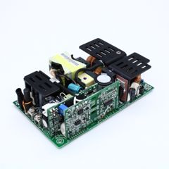 AC-DC, med, 300Вт (200 Вт без обдува), ККМ, вход 90…264В AC 47…63Гц, 127…370B DC, выход 12В/25А, рег. вых. 11.4…12.6, изоляция 4000В AC, на плате 127х76.2х35мм, -30…+70°С,  режим SB выход 5В/1А