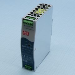 Преобразователь AC-DC на DIN-рейку  75Вт, выход 48В/1.6A (пиковый 2.34А), рег. вых 48…55В, вход 88…264V AC, 47…63Гц /124…370В DC, изоляция 3000В AC, в кожухе  32х125.2х102мм, -30…+70°С