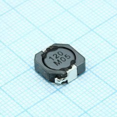 Силовая SMD индуктивность 12мкГн ±30% 4A 0.046Ом c магнитным экраном