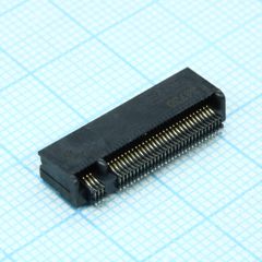 Разъем Card Edge SKT 67 контактов 0.5мм для поверхностного монтажа лента на катушке
