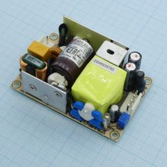 AC-DC med, 65Вт, вход 80…264V AC, 47…63Гц, выход 24В/2.71A, рег.вых 22.8…27.6В, изоляция 4000V AC, открытая плата 76.2х50,8х24мм, -30…+70°С