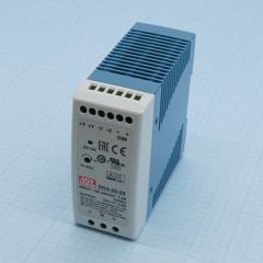 Преобразователь AC-DC на DIN-рейку  60Вт, выход 24В/2.5A, рег. вых 24…30В, димминг 3 в 1, вход 90…264V AC, 47…63Гц /127…370В DC, изоляция 3000В AC,  40х90х100мм, -30…+70°С