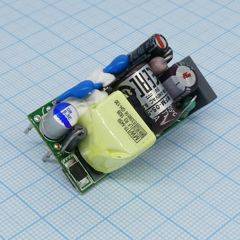 AC-DC med, 5Вт, вход 80...264В AC 47...440 Гц, выход 5В/1А, изоляция 4000В AC, без корпуса 42х22.3х20.5мм, -40...+85°C