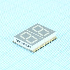 2-х разрядный сегментный индикатор smd 10,16мм/зеленый/570нм/5,6-11мкд/ОА