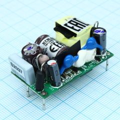 AC-DC med, 5Вт, вход 80...264В AC 47...440 Гц, выход 12В/0.42А, изоляция 4000В AC, без корпуса 42х22.3х20.5мм, -40...+85°C
