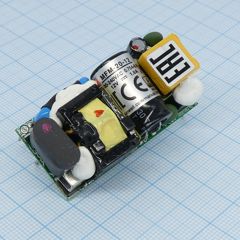 AC-DC med, 21.6Вт, вход 80...264В AC 47...440 Гц, выход 12В/1.8А, изоляция 4000В AC, на плате 49х23.8х23мм, -35...+85°C