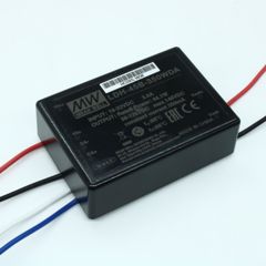 DC/DC LED повышающий, вход 18…32В, выход 36…126В/0.35А, КПД до 93%, DALI, 75x53x22.7мм, проводные выводы, -40…70°C, пластик