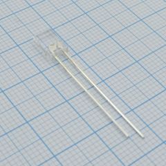 Светодиод 2х5мм/синий/470нм/1200мкд/прозрачный/100°